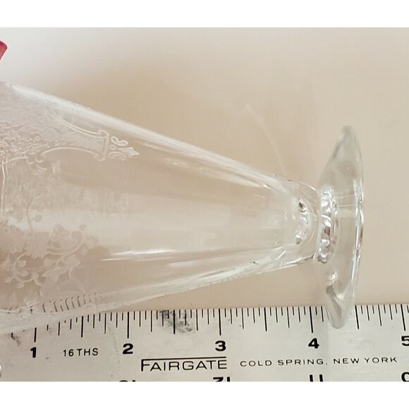 Fostoria Melrose Crystal Footed Juice Glass 4" fine glassware dessert cocktail - Picture 8 of 9